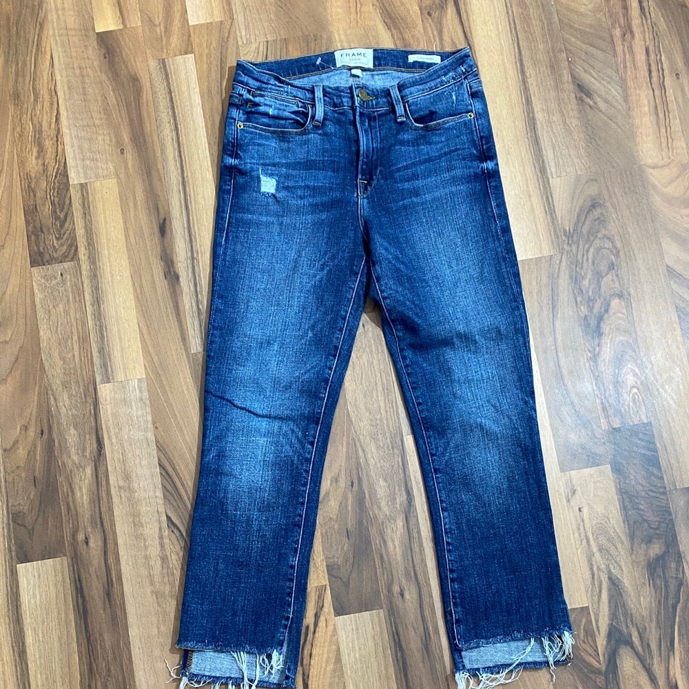 Frame Le High Straight Jeans